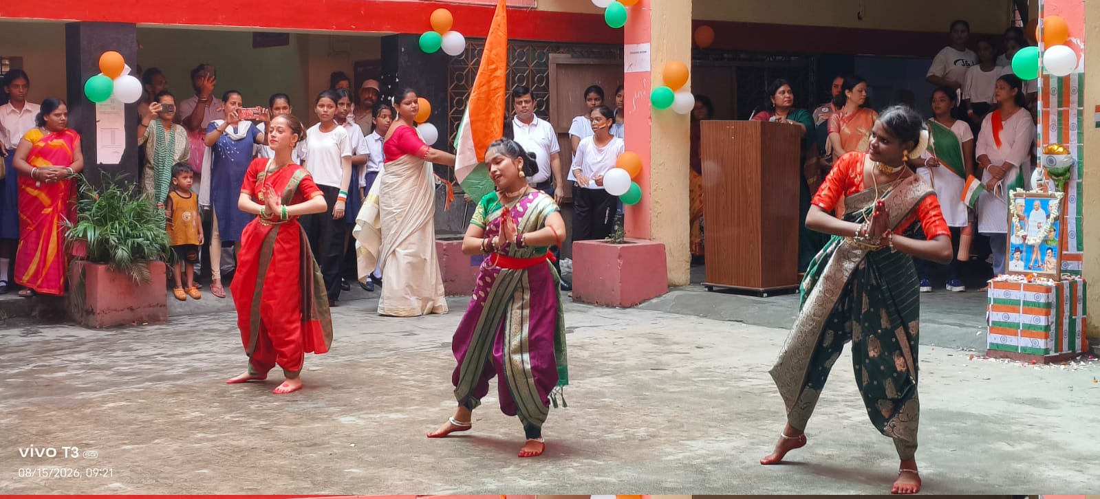 Students taking part in a group activity
